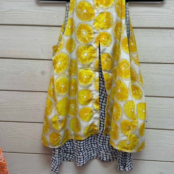 Anthropologie Porridge Citrus Print Layered Tank Top XS - Picture 4 of 7